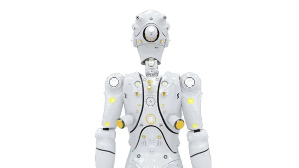 Sai fi robotlar 3d render