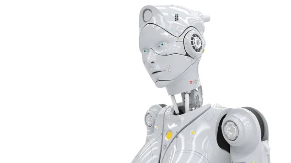 Sai fi robotlar 3d render