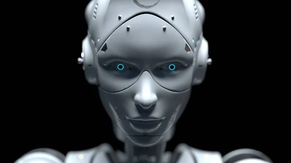 Sai fi robotlar 3d render