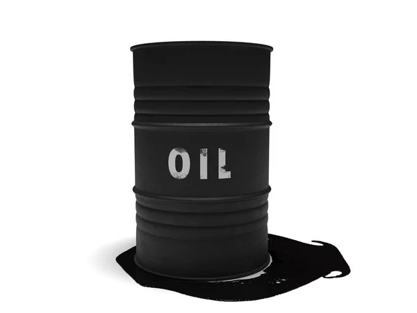 Petrol ve petrol ürünleri 3d render bağımlılığını konu gösterimi