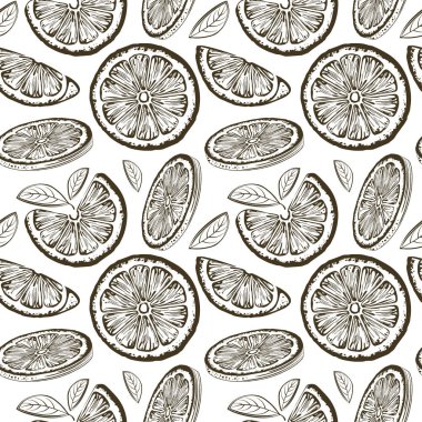 elle çizilmiş limon desen, narenciye arka plan