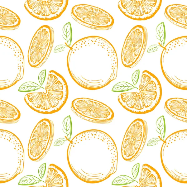 elle çizilmiş portakal desen, narenciye arka plan