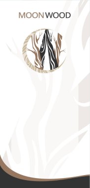 iş ve para için ahşap logo tasarım