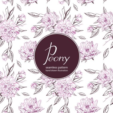 açık renkli, vektör çizim şakayık çiçekleri desen