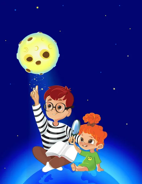 Como funciona un telescopio? Astronomia para niños. Dibujo animado  educativo en español 
