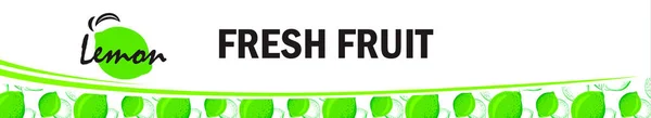 Vorlage Für Marke Limette Frisches Obst Unternehmen Fabrik Von Frischen — Stockfoto