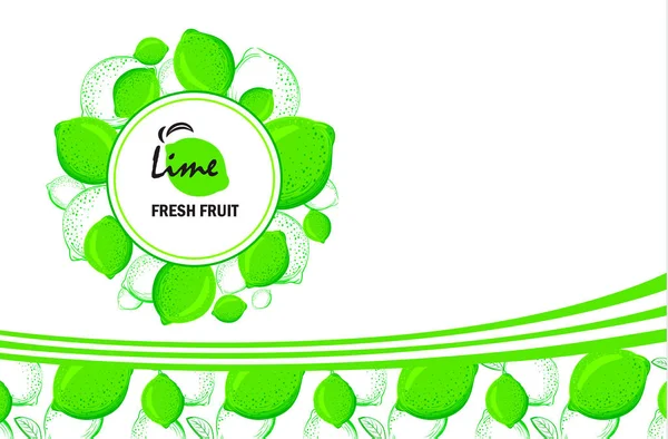 Mall För Varumärket Lime Färsk Frukt Företag Fabriken Färska Juicer — Stockfoto