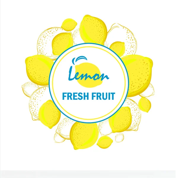 Mall För Varumärket Citron Färsk Frukt Företag Fabriken Färska Juicer — Stockfoto