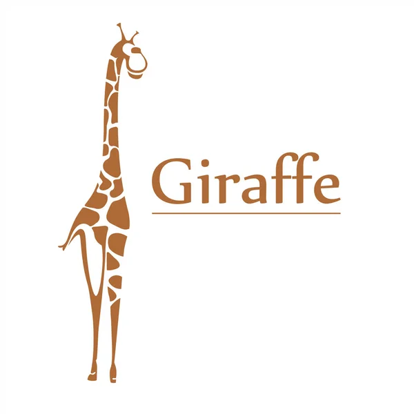 Giraffe logo design. Creative animal logo.