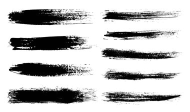 Beyaz arka plan üzerinde siyah smear ayarla 