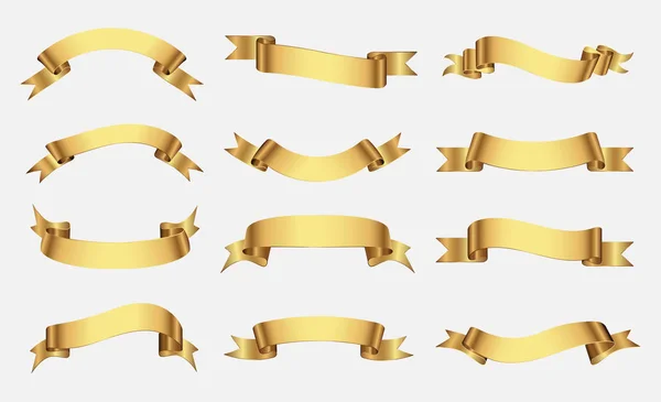 beyaz zemin üzerine altın şerit kümesi