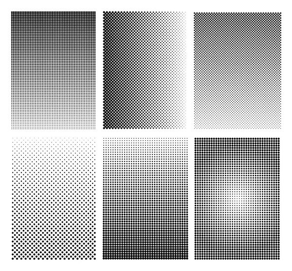 Beyaz arka plan üzerinde izole nokta yapılan kareler kümesi