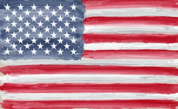 Grunge Bandeira Dos Estados Unidos — Vetor de Stock