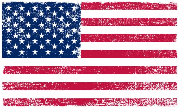 Bandera Grunge Estados Unidos — Archivo Imágenes Vectoriales
