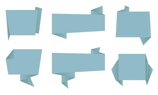 mavi kurdele afiş kümesi üzerinde beyaz izole