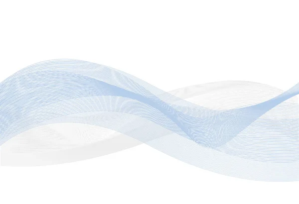 Soyut Mavi arka plan üzerinde beyaz izole dalgalar