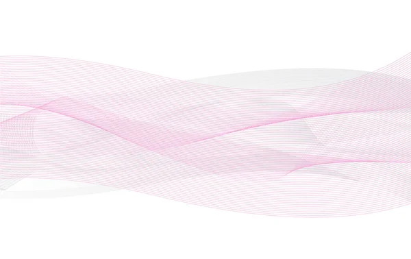 Soyut pembe arka plan üzerinde beyaz izole dalgalar