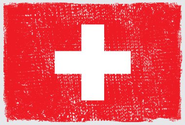 vektör set kırmızı arka plan geometrik şekil üzerinde eski beyaz haç