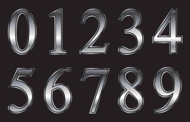 küme sayının, vektör çizim 