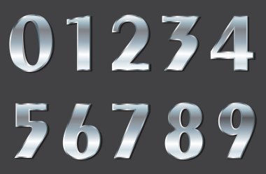 küme sayının, vektör çizim 