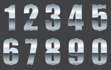 küme sayının, vektör çizim 