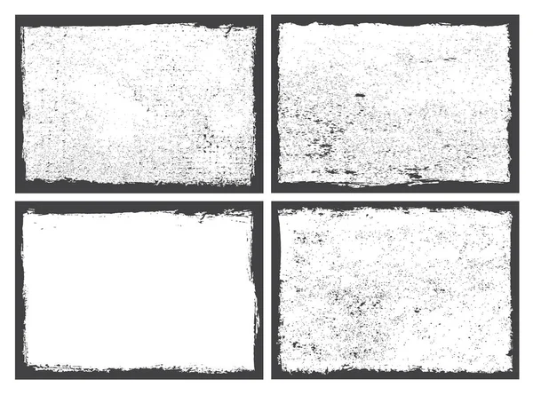 Grunge Frames Set Background Illustration Vectorielle — Image vectorielle