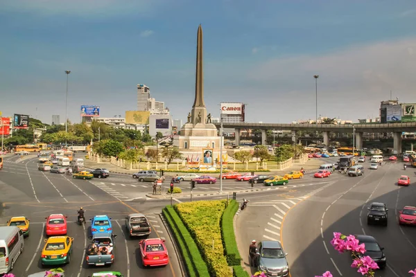 Bangkok 2010 Monument Victoire Bangkok Commémore Victoire Thaïlandaise Dans Guerre — Photo