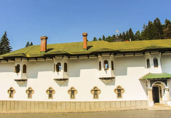 Sinaia Rumänien 2013 Seitenfassade Der Biserica Veche Der Alten Kirche — Stockfoto