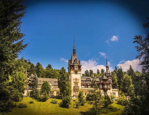 Yazın Peles Kalesi 'nin resimli görüntüsü