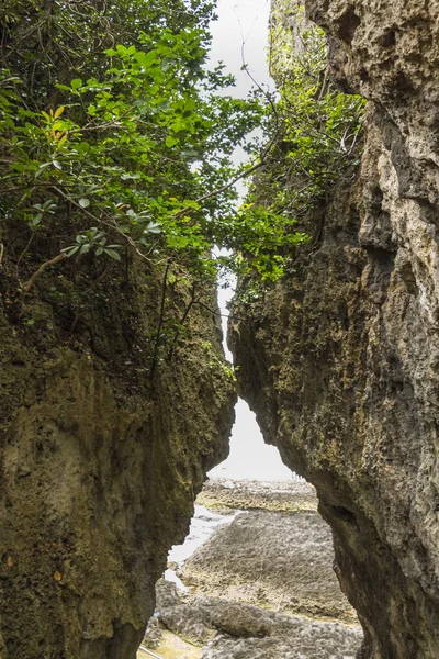 Eluanbi Parkı Ndaki Öpüşme Kayası Kenting Ulusal Parkı — Stok fotoğraf