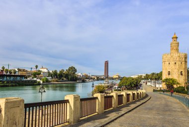 Torre del Oro 'ya giden Paseo Alcalde Marqu' nun del Contadero 'su