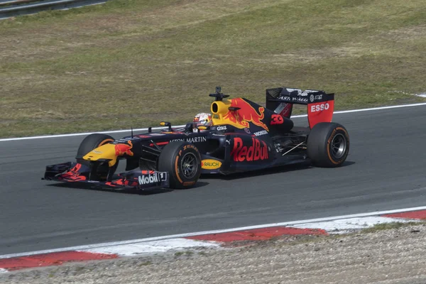 Formule Auto Coureur Max Verstappen Tijdens Jumbo Racing Days Het — Stockfoto