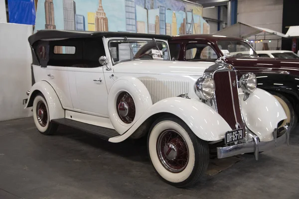 Venhuizen Holland Abril 2019 Carro Turismo Esquiva Branca 1933 Uma — Fotografia de Stock