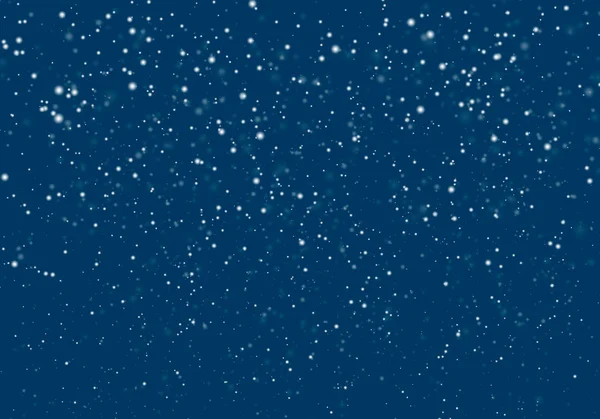 Падение Снега Прозрачном Фоне Абстрактный Фон Снежинки Падение Снега Векторный — стоковый вектор