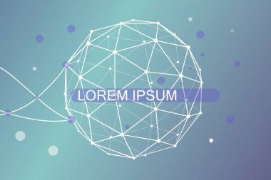 Geometrik teknolojik altyapı. Vektör soyut grafik tasarım. Eps10