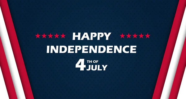 Τέταρτο Του Ιουλίου Ημέρα Της Ανεξαρτησίας Εικονογράφηση Διάνυσμα Eps10 — Διανυσματικό Αρχείο