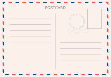 Kartpostal beyaz kağıt dokusu ile. Vektör çizim Eps10