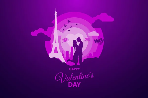 Happy Valentine Day Abstract Background Set Background Covers Invitations Posters — Stock Vector