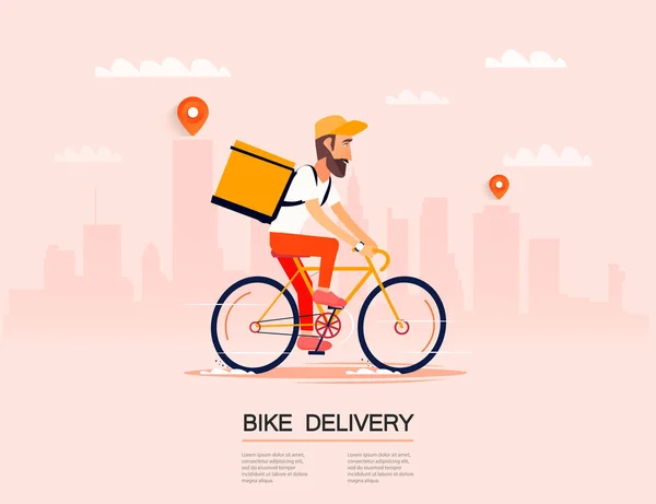 Bicicletas de reparto fotos de stock, imágenes de Bicicletas de reparto sin  royalties | Depositphotos