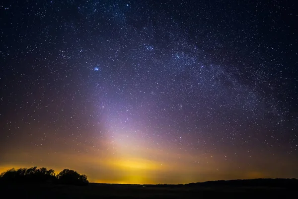 Fenomeno Raro Luce Zodiacale — Foto Stock