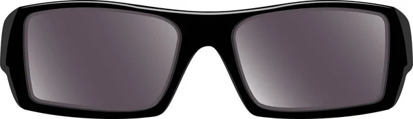 Schwarze Sonnenbrille Vektorillustration — Stockvektor