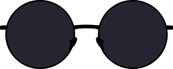 Óculos Sol Pretos Ilustração Vetorial —  Vetores de Stock
