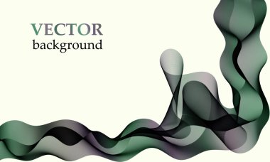 Soyut renk dalgası akışı