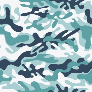 Seamless camouflage pattern clipart