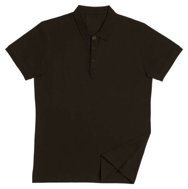 Polo tişörtü beyaz arkaplanda izole.