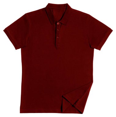 Polo tişörtü beyaz arkaplanda izole