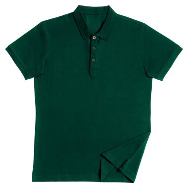 Polo tişörtü beyaz arkaplanda izole