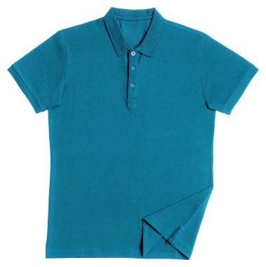 Polo tişörtü beyaz arkaplanda izole