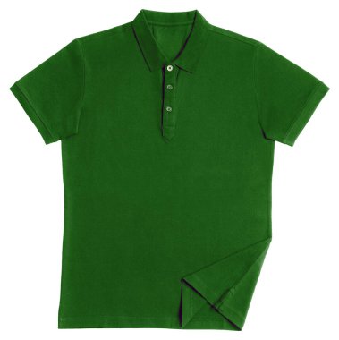 Polo tişörtü beyaz arkaplanda izole