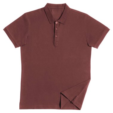 Polo tişörtü beyaz arkaplanda izole